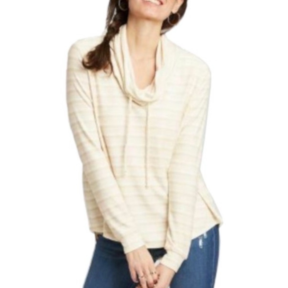 NEW! Knox Rose Striped Cowl Neck